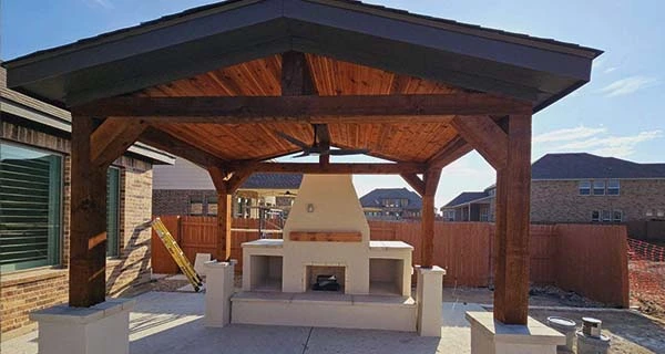 finished pool and cabana addition georgetown, texas