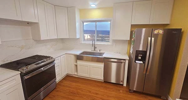 finished custom kitchen remodel leander, texas